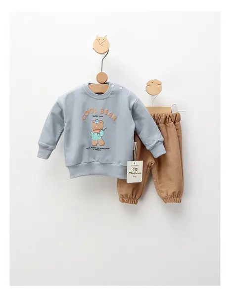 Compleu Cool Bear, cu albastru