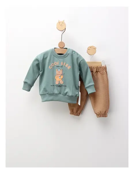 Compleu Cool Bear, cu verde