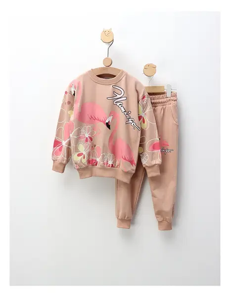 Compleu Flamingo, bej-roz