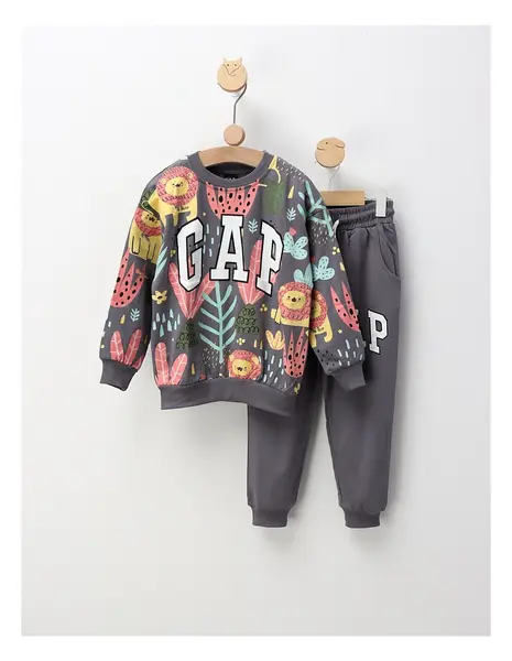 Compleu Jungle Animals, gri