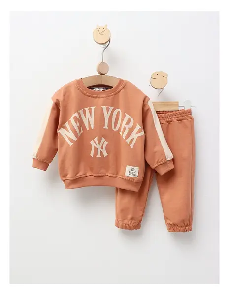 Compleu NY New York, caramiziu