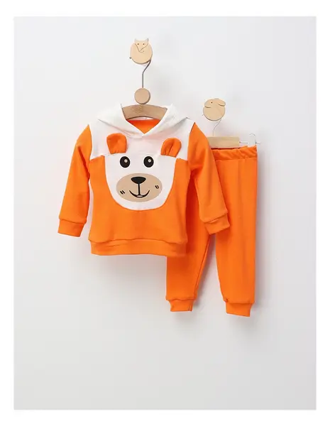 Compleu Poppy Bear, model cu portocaliu