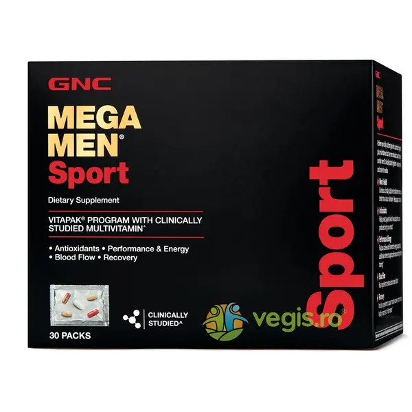 Complex de Multivitamine pentru Barbati Sport Mega Men 30buc