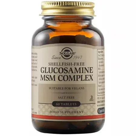 Complex Glucozamina MSM, 60 tablete, Solgar