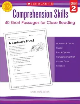 Comprehension Skills: Short Passages for Close Reading: Grade 2, Paperback/Linda Beech