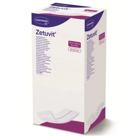 Comprese absorbante Zetuvit 10x20 cm, 25 bucati – Hartmann