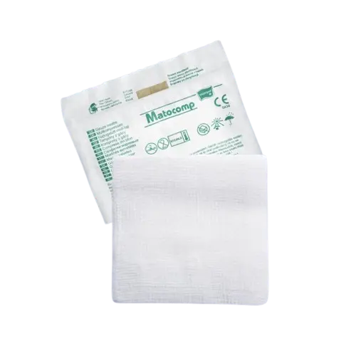 Comprese sterile tifon blister 8 straturi 17 fire 10x10cm, 3 bucati, Matopat