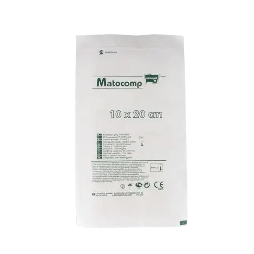 Comprese sterile tifon blister 8 straturi 17 fire 10x20cm, 3 bucati, Matopat