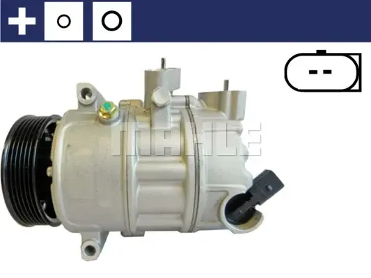 Compresor AC clima AUDI A1, A3, Q2, Q3, TT; SEAT ALHAMBRA, ALTEA, ALTEA XL, ATECA, IBIZA IV, IBIZA IV ST, LEON, LEON SC, LEON ST, TARRACO, TOLEDO III; SKODA FABIA III, KAROQ 1.0-3.6 dupa 1995