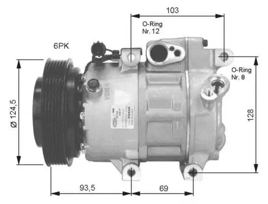 Compresor AC clima HYUNDAI ELANTRA, I30; KIA CEE D, CEE D SW, PRO CEE D 1.4 1.6 2.0 intre 2006-2013