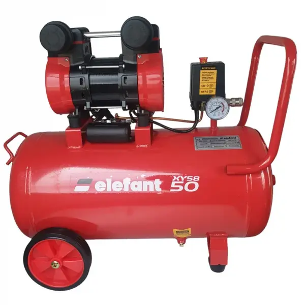 Compresor aer uscat fara ulei ELEFANT XY5850, 50L, 2.3CP, silentios, profesional