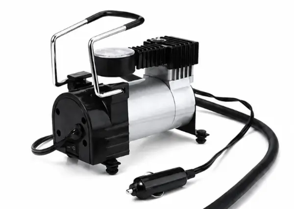 Compresor auto 12V Andowl Q DQ993 de 150 PSI 35L/min cu manometru analogic alimentare la bricheta