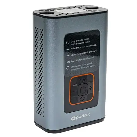 Compresor Auto Platinet PTC22, acumulator 4000 mAh, 10 bar