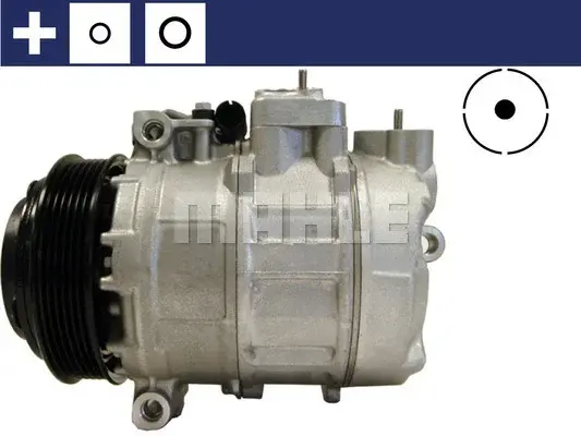 Compresor clima auto aer conditionat potrivit MERCEDES C T-MODEL (S202), C (W202), CLK (A208), CLK (C208), E (A124), E T-MODEL (S210), E (VF210), E (W210), G (W461), G (W463), M (W163) 1.4-Electric 09
