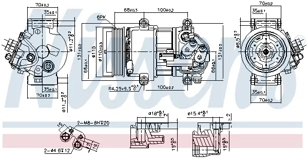 Compresor climatizare aer conditionat potrivit MERCEDES A (W169), B SPORTS TOURER (W245) 1.5 1.7 09.04-06.12