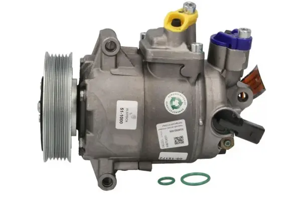 Compresor climatizare potrivit AUDI A1, A1 ALLSTREET, A1 CITY CARVER, A3, Q2, Q3, TT; SEAT ARONA, ATECA, IBIZA IV, IBIZA IV SC, IBIZA IV ST, IBIZA V, LEON, LEON SC, LEON ST 1.0-2.5 08.08-