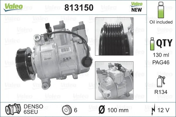 Compresor, climatizare VALEO 813150