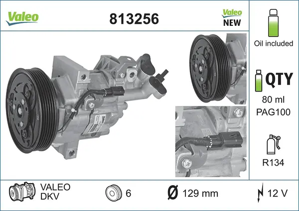 Compresor, climatizare VALEO 813256