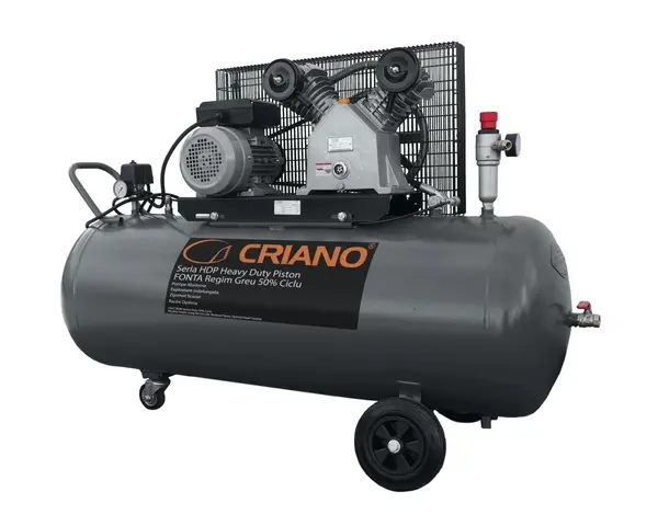 Compresor de aer HEAVY-DUTY Profesional cu piston 3CP, 430 L/min, 10bar - Rezervor 200 litri - CNO-HDP430-200M