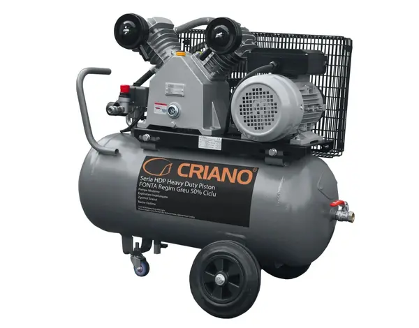 Compresor de aer HEAVY-DUTY Profesional cu piston 3CP, 430 L/min, 10bar - Rezervor 50 litri - CNO-HDP430-50M