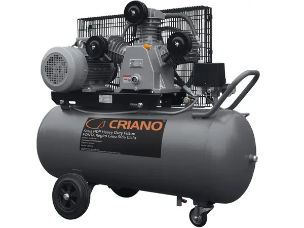 Compresor de aer HEAVY-DUTY Profesional cu piston 4CP, 550 L/min, 10bar - Rezervor 100 litri - CNO-HDP550-100
