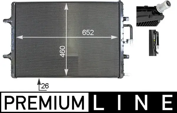 Compresor intercooler potrivit AUDI A6 C7, A7 4.0 01.13-09.18