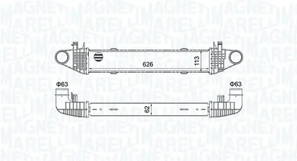 Compresor intercooler potrivit MERCEDES C T-MODEL (S204), C (W204), E (W212) 1.8 1.8CNG 2.1D 01.07-12.15