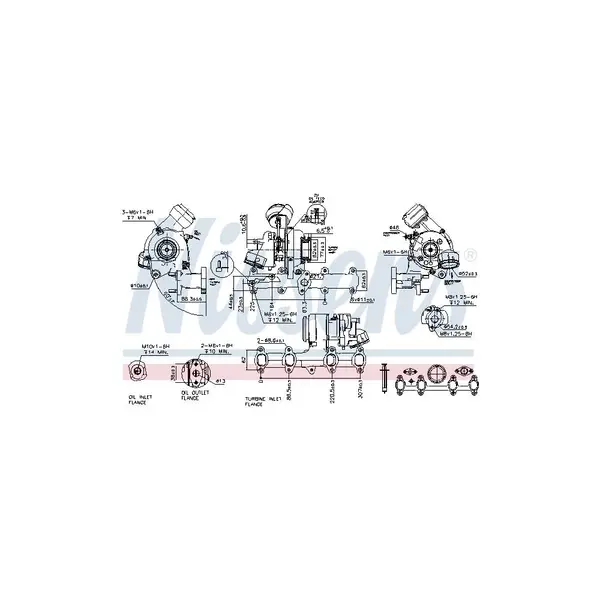 Compresor,sistem de supraalimentare NISSENS 93099