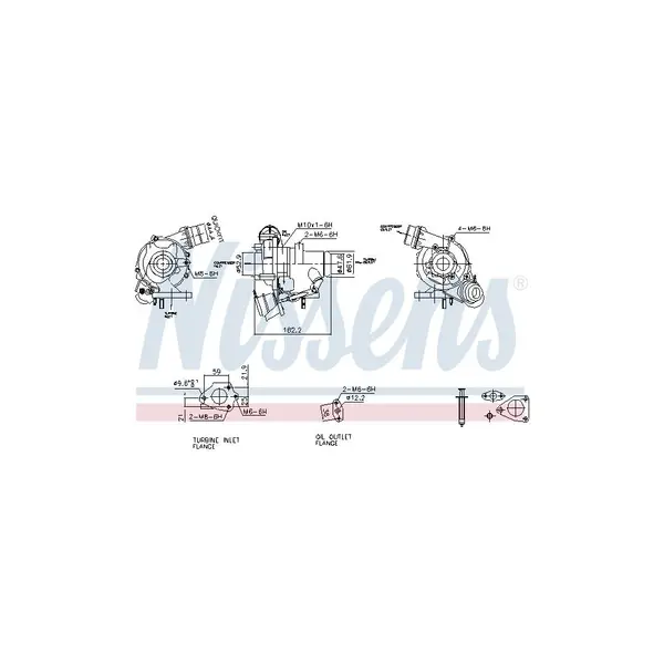Compresor,sistem de supraalimentare NISSENS 93426