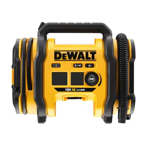 Compresor sursa tripla DeWALT DCC018N-XJ, 18V/AC/DC Auto, 150W, fara acumulator (Galben/Negru)