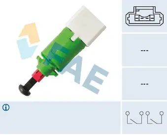 Comutator, actionare ambreiaj (Tempomat) FAE 24894