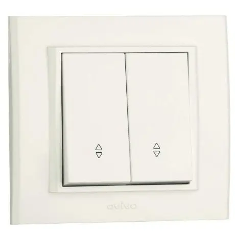 Comutator Cap Scara ST Mina Natural Ovivo OV00427, 10A, 250V, IP20, alb