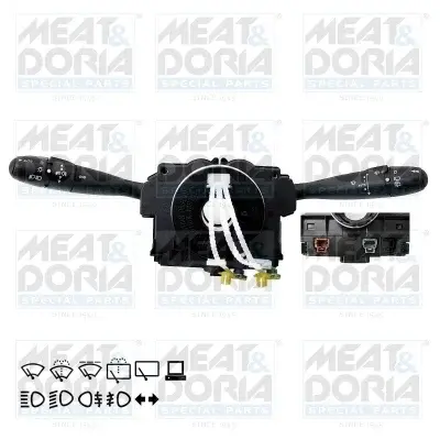 Comutator coloana directie (control computer; Indicatorii; lumini; stergatoare) potrivit CITROEN C5 I, C5 II; PEUGEOT 206, 206+, 307, 307 KOMBI 08.00-