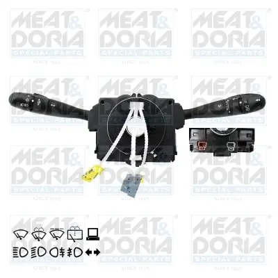 Comutator coloana directie (control computer; Indicatorii; lumini; stergatoare) potrivit CITROEN C5 I, XSARA PICASSO; PEUGEOT 206 08.98-