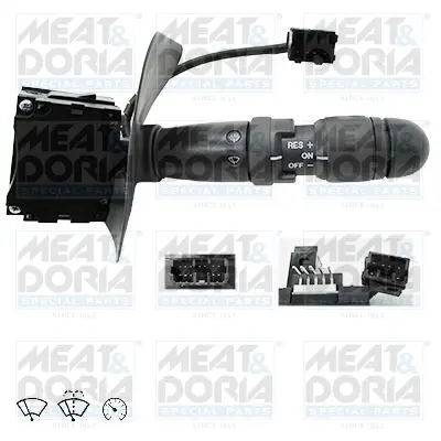 Comutator coloana directie (stergatoare) potrivit IVECO DAILY III, DAILY IV 07.99-08.11