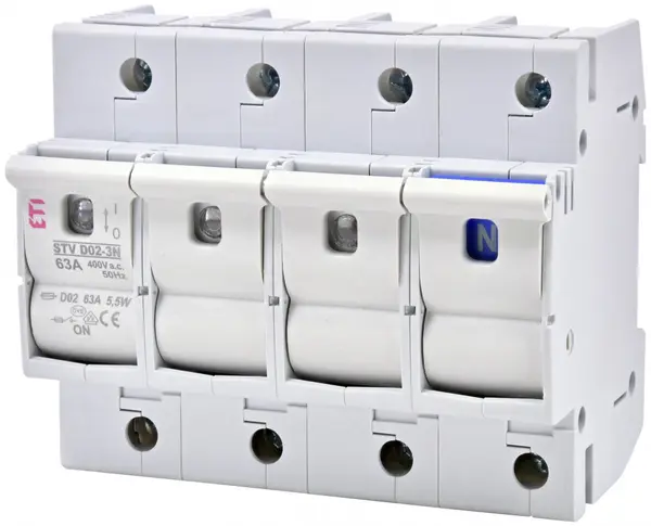 comutator cu siguranta stv d02 63a 3p+n 002271005