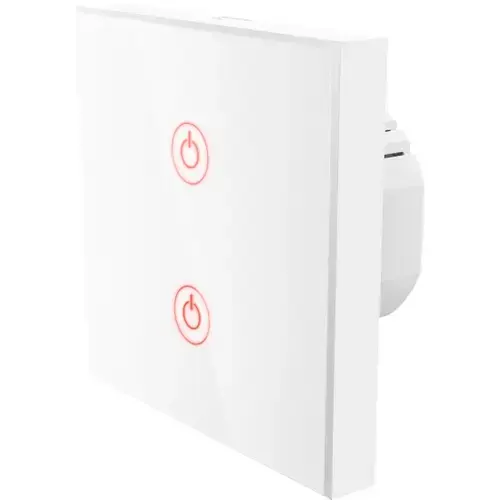 Comutator de perete Hama, Wi-Fi, Alb