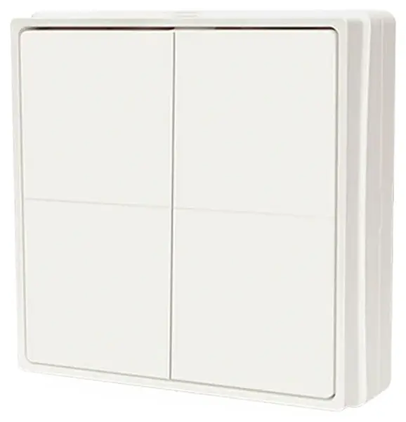 Comutator de perete Smart Shelly – BLU Wall Switch 4, Ivory