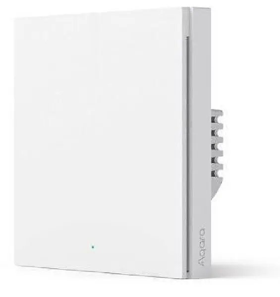 Comutator inteligent de perete Aqara - H1, no neutral, single rocker, alb
