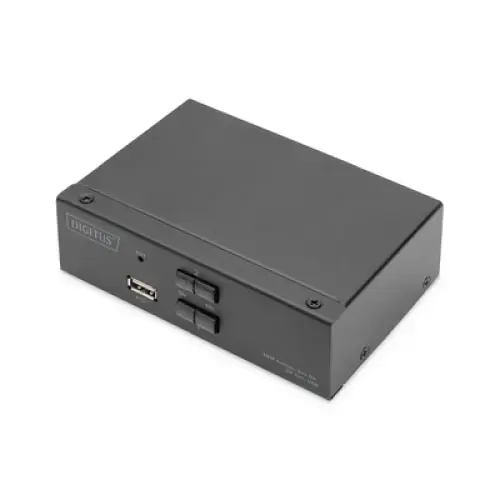 Comutator KVM Digitus, USB, Negru