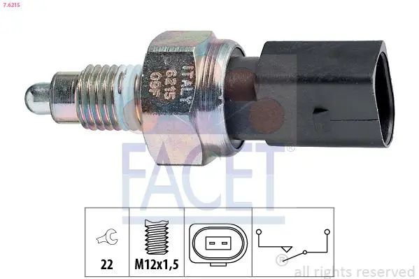 Comutator, lampa marsalier FACET Made in Italy - OE Equivalent 7.6215