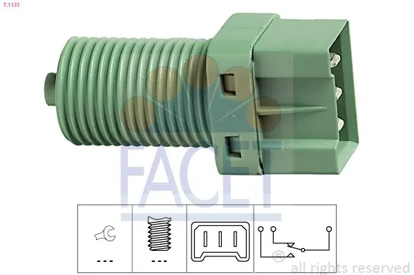 Comutator lumini frana FACET Made in Italy - OE Equivalent 7.1131