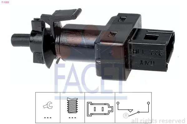 Comutator lumini frana FACET Made in Italy - OE Equivalent 7.1222