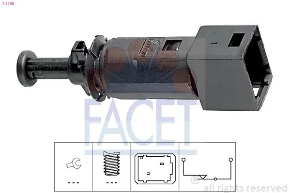 Comutator lumini frana FACET Made in Italy - OE Equivalent 7.1148