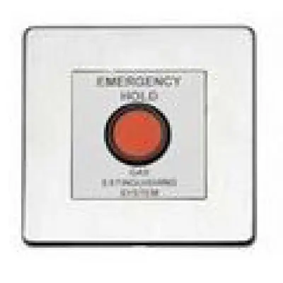 Comutator pentru mentinerea eliberarii gazului extinctor Advanced Electronics Exp-003-002 placuta protectie inox