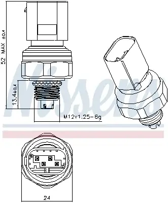 Comutator presiune aer conditionat potrivit HYUNDAI IONIQ 5 Electric 05.21-