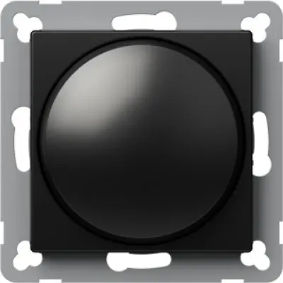 Comutator rotativ 2 WAY LED 100W, NEGRU, TEM Modul TEM-EQ19BKXO-U