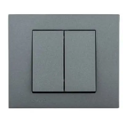 Comutator ST Grano Met Ovivo OV00152, 250V, 10A, IP20, fumuriu