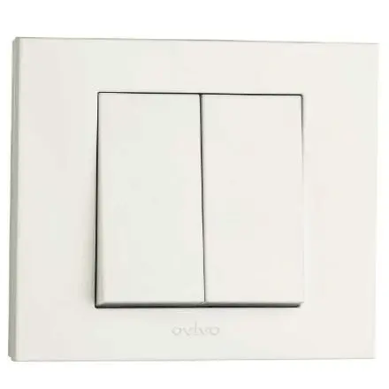 Comutator ST Grano Nat Ovivo OV00002, 250V, 16A, alb