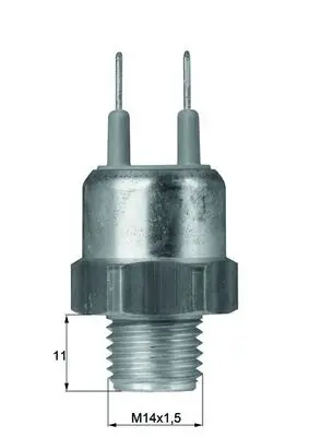 Comutator temperatura ventilator radiator (cu garnitura) potrivit BMW 3 (E21), 3 (E30), 5 (E12), 5 (E28), 6 (E24), 7 (E23) 2.0-3.5 03.72-11.93